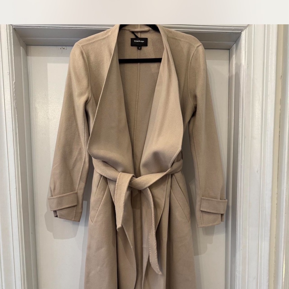 Mackage Beige Wool Coat